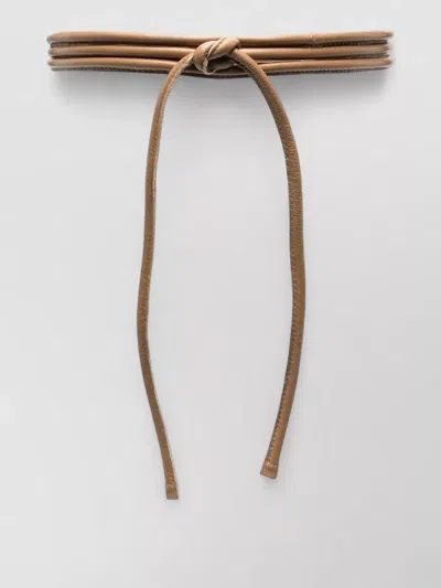 Furling By Giani Calf Leather Adjustable Wraparound Belt Design
