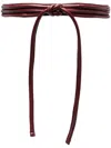 Furling By Giani Cherry Red Leather Belt