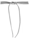 Furling By Giani Rolled Leather Belt In Gray