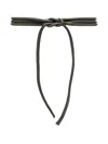 Furling By Giani Filo Leather Belt In Gray