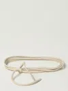 Furling By Giani "filo" Leather Belt In Neutral