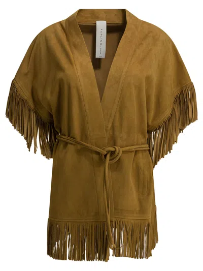 Furling By Giani Jackets & Coats In Brown