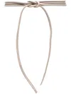 Furling By Giani Rolled Leather Belt In Grey