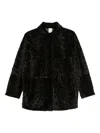 Furling By Giani Leather Jacket In Brown