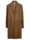 Furling By Giani Suede Midi Coat