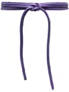 Furling By Giani Leather Belt In Purple