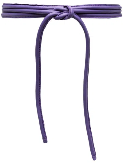 Furling By Giani Women's Leather Belt In Purple