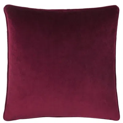 Furn Blenheim Geometric Throw Pillow Cover In Red