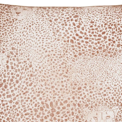 Furn Hidden Cheetah Throw Pillow Cover (terracotta) (one Size) In Orange