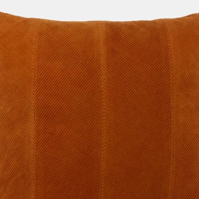 Furn Jagger Geometric Design Curdory Cushion Cover (rust) (one Size) In Brown