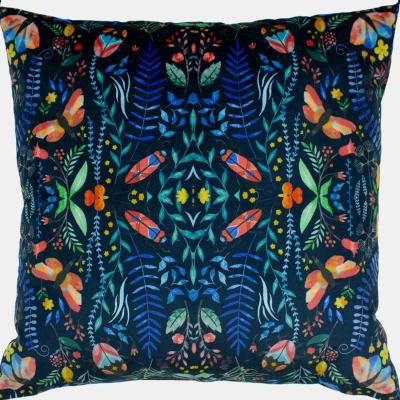 Furn Kaleidoscopic Throw Pillow Cover (blue) (one Size)