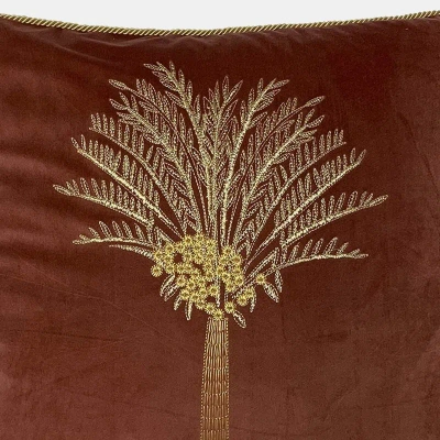 Furn Palm Tree Cushion Cover (brown) (one Size)