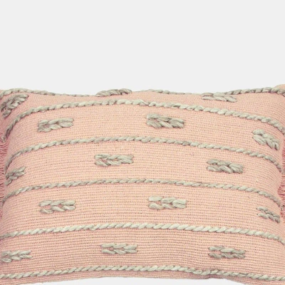 Furn Sigrid Throw Pillow Cover (blush) (one Size) In White