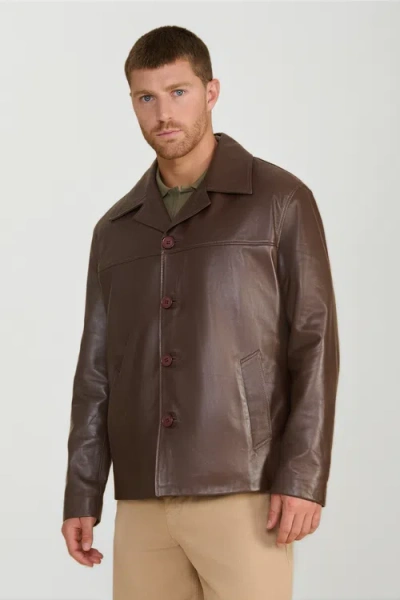 Furniq Uk Axel Relaxed Blazer In Brown