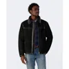 Furniq Uk Hugh Shearling Jacket In Black