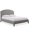 Furniture Aminah Upholstered Full Bed In Praline