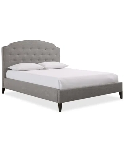 Furniture Aminah Upholstered Full Bed In Praline