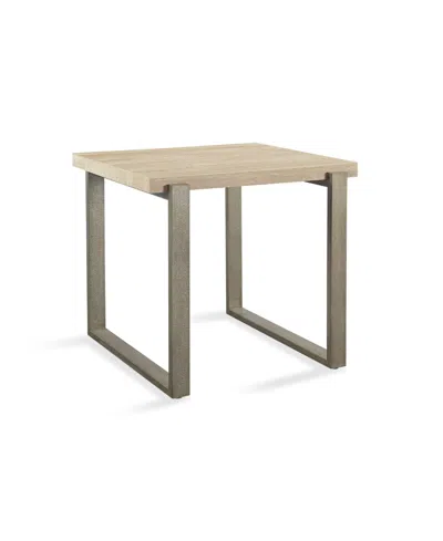 Furniture Ariela Travertine Occasional End Table In Travertine Light Taupe