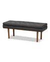 Furniture Arne Bench In Grey