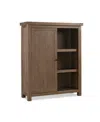Furniture Autumn Flint Oak Home Office Bookcase In Flint Oak Brown