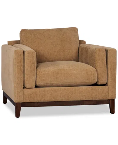 Furniture Avarie 44" Fabric Arm Chair, Created For Macy's In Café Au Lait