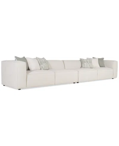 Furniture Bliss 168" 2-pc. Fabric Extra Large Sofa, Created For Macy's In Dove