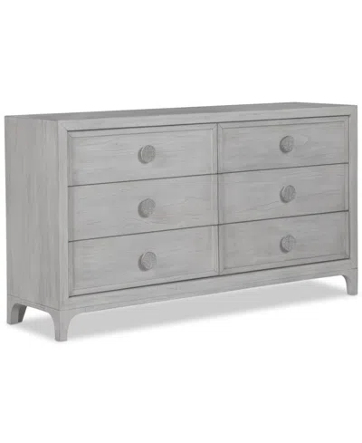 Furniture Boho Chic Dresser In Washed Wht