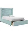 Furniture Cadelyn King Upholstered Storage Bed In Quarny