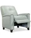 Furniture Closeout! Ashlinn 34" Pastel Leather Pushback Recliner, Created For Macy's In Mint Green