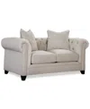 Furniture Closeout! Kallison 68" Fabric Loveseat, Created For Macy's In Grey