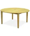 Furniture Closeout! Longstock Outdoor Teak Dining Table, Created For Macy's