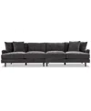 Furniture Closeout! Mariyah Fabric 2-pc. Sofa, Created For Macy's In Storm