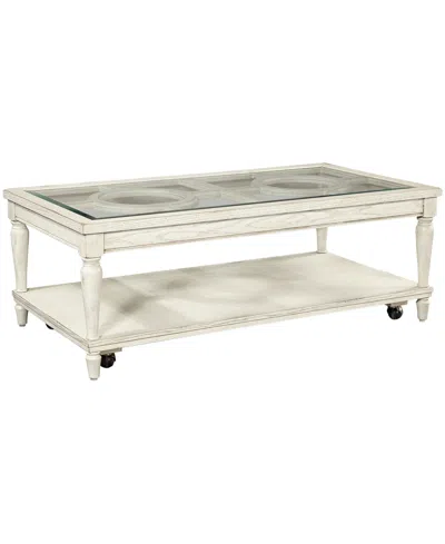 Furniture Radius Cocktail Table In Alabaster