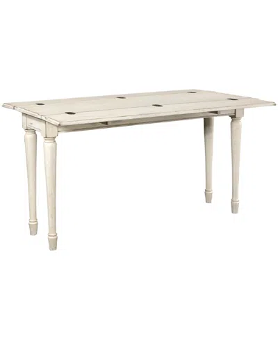 Furniture Radius Flip Top Sofa Table In Alabaster