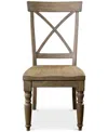 Furniture Sonora X-back Side Chair In Snowy Desert