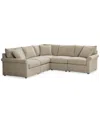 Furniture Closeout! Wrenley 102" 5-pc. L-shape Modular Sectional Sofa, Created For Macy's In Dove