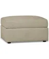 Furniture Closeout! Wrenley 32" Fabric Ottoman, Created For Macy's In Dove