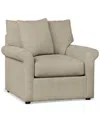 Furniture Closeout! Wrenley 38" Fabric Arm Chair, Created By Macy's In Dove