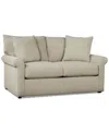 Furniture Closeout! Wrenley 63" Fabric Loveseat, Created For Macy's In Dove