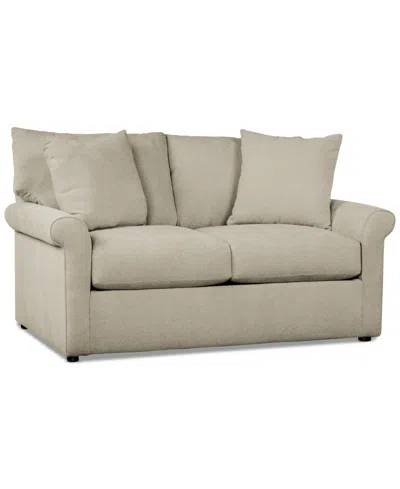 Furniture Closeout! Wrenley 63" Fabric Loveseat, Created For Macy's In Dove