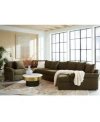 Furniture Wrenley Fabric Sectional Collection Created For Macys In Dove