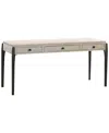 Furniture Closeout! Zane 66" Writing Desk In Parchment