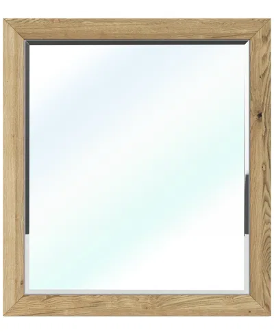 Furniture Davie Mirror In Pale Oak