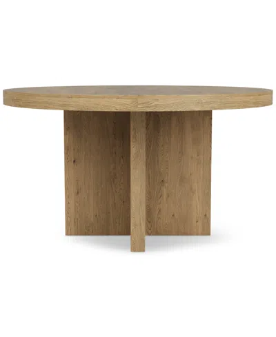 Furniture Davie Round 5pc Dining Set (table & 4 Ladder Side Chairs)
