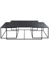 Furniture Declan Nesting Coffee Table In Antique-like Charcoal