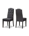 Furniture Dunxie Dining Chair (set Of 2) In Charcoal