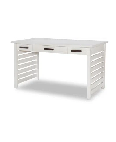Furniture Edgewater 3 Drawers Desk In Sand Dollar