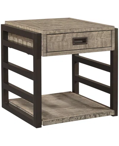 Furniture Grayson Liv360 End Table In Cinder Gray