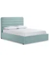 Furniture Haryan Full Upholstered Storage Bed In Quarny