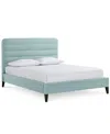 Furniture Haryan Upholstered Twin Bed In Quarny